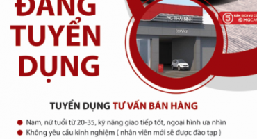 MG Thái Bình tuyển dụng